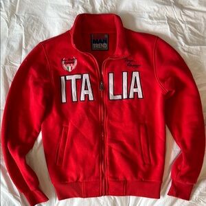 Red Italia Forza Ragazzi Zip-Up Jacket